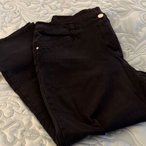 Women's Black Straight Leg Jeans